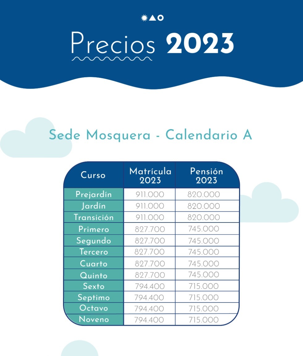 Precios Full Day Program